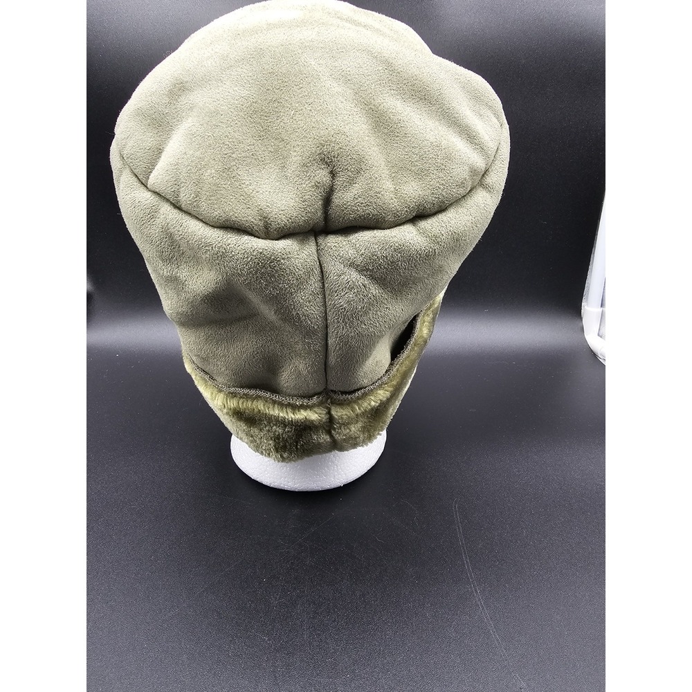 Travel Smith Womens Faux Fur Lined Winter Bucket Hat Army Green - Picture 2 of 8